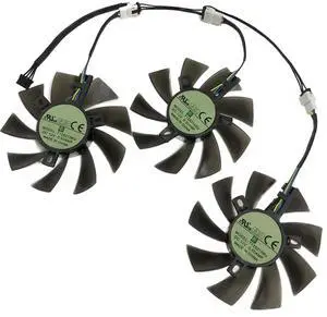 Graphics Card Cooling Fans Suitable forPowerColor RX 5700 5700XT Red Devil Series Desktop Video T129215SU 85mm 12V 0.5A 4Pin Card Cooler Fans GPU Fan