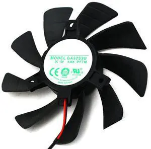 2 Pin Graphics Card Cooling Fans Suitable forZOTAC GTX 1050 1050TI 4GB Mini Series Desktop GA92S2U 85mm 12V 0.45A 2Pin Video Card Cooler Fans GPU Fan