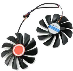 Graphics Card Cooling Fans Suitable forXFX Radeon RX 590 Fathboy RX 580 GTS Vega 56 Vega 64 Series Desktop CF1010U12S 95mm 12V 0.45A 4Pin Video Card Cooler Fans GPU Fan
