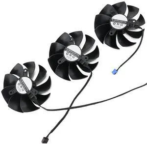 Graphics Card Cooling Fans Suitable forEVGA RTX 3060TI 3070 3070TI 3080 3080TI 3090 FTW3 / XC3 Gaming Series Desktop 87mm PLD09220S12HH 12V 0.55A 4Pin Video Card Cooler Fans GPU Fan