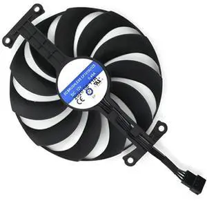 Graphics Card Cooling Fan Replacement forASUS ROG Strix RTX 3060Ti 3070 3070Ti 3080 3080Ti 3090 Gaming RX 6700XT 6800 Series 95mm CF1010U12S 12V 0.45A 7 Pin Video Card Cooler Fans GPU Fan (Fan-1)