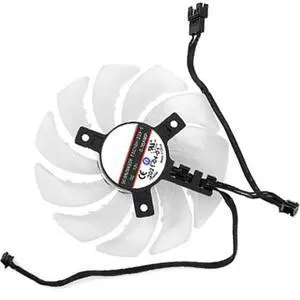 Graphics Card Cooling Fans Suitable forASROCK RX 6600XT 6650XT 6700XT 6800 6800XT 6900XT 6950XT Phantom Gaming D OC Series Desktop FDC10H12S9-C 87mm 12V 0.35A 4Pin Video Card Cooler Fans (Fan-B)