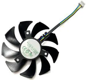 Graphics Card Cooling Fans Suitable forSapphire RX 460 550 560 2G/4GB Pulse OC ITX/ITX Overseas Version OC Series Desktop GA91S2M 87mm 12V 0.25A 4Pin Video Card Cooler Fans GPU Fan