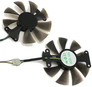 Graphics Card Cooling Fans Suitable forSapphire R7 260 360 460 550 560 GDDR5 Series Desktop GA91S2H 85mm 12V 0.35A 4Pin Video Card Cooler Fans GPU Fan