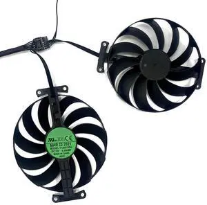 Graphics Card Cooling Fan Replacement forASUS ATS RTX3060 Dual RTX3060Ti RTX3070 V2 OC Series T129215SU 95mm 12V 0.5A 7PIN 6Wires Video Card Cooler Fans GPU Fan (2PCS)