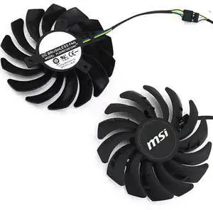 Graphics Card Cooling Fans Suitable forMSI Radeon RX 5600XT 5700XT 5700 MECH Series Desktop PLD09210S12HH 87mm 12V 0.40A 4Pin Video Card Cooler Fans GPU Fan (2PCS)