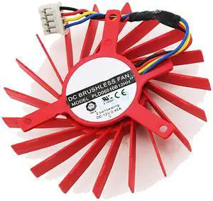 Graphics Card Cooling Fans Suitable for DTALAND forAMD FirePRO W7000 V5800 V5900 V7800 V7900 ATI HD4850 HD4830 HD3850 Series Desktop PLD06010B12HH 60mm 12V 0.4A 4Pin GPU Fan