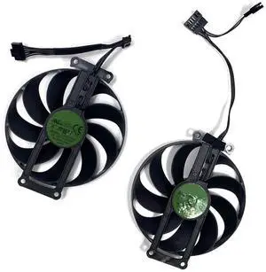 Graphics Card Cooling Fan Replacement forASUS GTX1660Ti Dual EVO GTX1660 GTX1660 Super OC Gaming RTX 3060 3060Ti Mini Dual RTX 2060 2070Ti Series 90MM T129215SU 12V 6PIN 0.5A Video Card Fans (2PCS)
