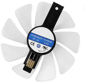 Graphics Card LED Strip Cooling Fans Suitable forSapphire RX 590 580 570 480 470 Nitro/Nitro+ / Pulse Series Desktop CF1015H12D 95mm 12V 0.42A 4Pin Video Card Cooler Fans GPU Fan (Fan-A)