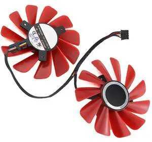 Graphics Card Cooling Fans Suitable forXFX RX 470 570 580 RS Series Desktop FDC10U12S9-C 85mm 12V 0.45A 4Pin Video Card Cooler Fans GPU Fan