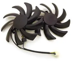 2pcs/lot PLD09210D12HH DC12V 0.40A 85mm for R9 380 280X 270X 290X Graphics Card Cooling Fan 4Pin
