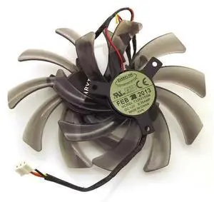2pcs/Lot T129215SM 95mm 12V 0.25A VGA Fan for GVN550WF2 N56GOC R667D3 R777OC Graphics Card Cooling Fan