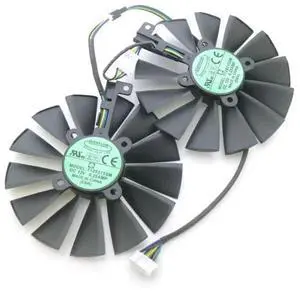1 Pair T129215SM 12V 0.25AMP 95mm GPU Fan for GEFORCE GTX1080Ti ROG Poseidon Platinum Graphics Card Cooler Cooling Fan