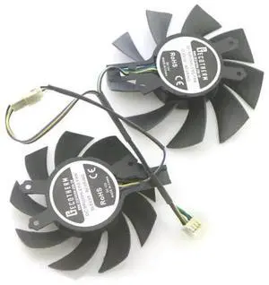 GA72S2U GA82S2H 12V 65mm 75mm VGA Fan for GTX1660 1660S 1660ti 6GB Graphics Card Cooling Fan