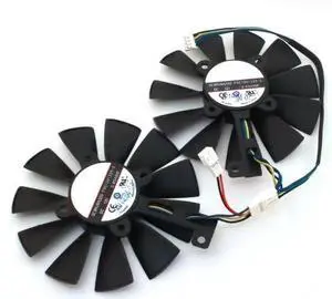 2pcs/lot FDC10U12S9-C 12V 0.45A 87mm VGA Fan for GTX1060 GTX1070 EX RX580 570 470 Graphics Card Cooler Cooling Fan