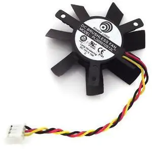 PLD05010S12L DC12V 0.10A 45mm 32x32x32mm 3Wire 4Pin VGA Fan for GT440 N440GT Graphics Card Cooling Fan