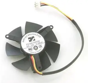 FS1250-S2053A 47mm DC12V 0.19A 3Pin for GTX1050ti 1050 1030 N710 Graphics Card Cooling Fan