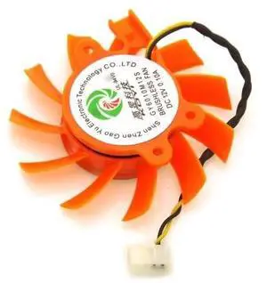 GY6010M12S 12V 0.10A 55mm 34x31x13mm 2Wires 4Pin for GT210 GT220 GT240 GT430 Graphics Card Cooling Fan