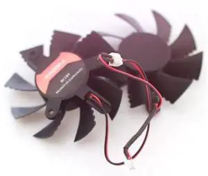 2pcs/Lot 12V VGA Fan for RX560D RX570 GTX1050 GTX1060 GTX1060 Graphics Card Cooling Fan 2Wire 2Pin