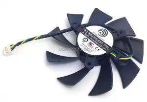 DC BRUSHLESS Fan PLA09215B12H 12V 0.55A 87mm 42x42x42mm HD7850 Graphics Card Cooling Fan 4Wire 4Pin