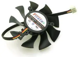 FD8015H12S 75mm VGA Fan for HD6850 HD4860 HD5850 HD4890 Graphics Card Cooling Fan 4Pin