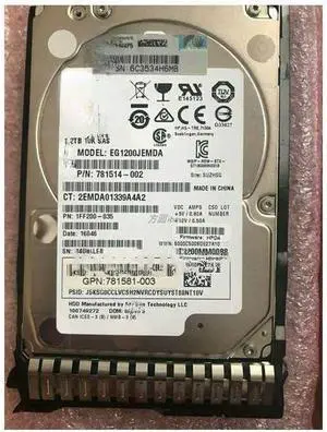 (NOT FOR HOME PC!) ForHP1.2T 6GB SAS 10K 2.5 inch 718160-B21 718291-001 Server Hard Drive