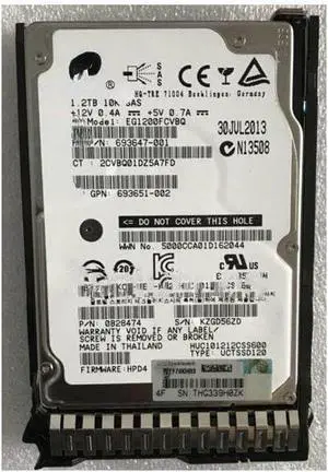 (NOT FOR HOME PC!) for 697574-B21 1.2TB 6G SAS 2.5 10K 697631-001 Hard Disk