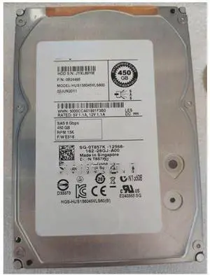 (NOT FOR HOME PC!) for Server Hard Drive 450G 15K SAS 3.5 0T857K 0XX517 XX517 T857K