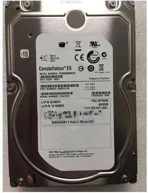 (NOT FOR HOME PC!) for 4TB SAS 3.5 7K 03T8336 03T7872 ST4000NM0023 Server Hard Drive