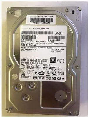 (NOT FOR HOME PC!) for HGST HUS726040AL5210 4T 7200 RPM 128 SAS12Gb/s Enterprise Hard Drive
