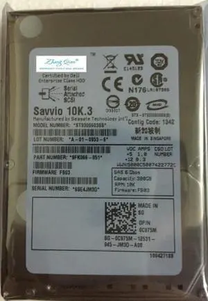(NOT FOR HOME PC!) for ST9300603SS 300G 10K 2.5 9FK066-006 Hard Drive