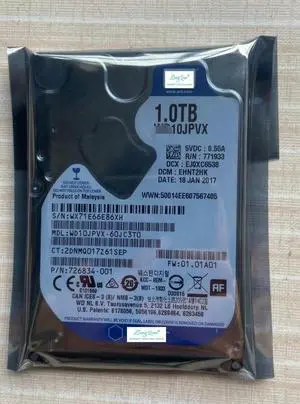 (NOT FOR HOME PC!) for 10JPVX 1T Notebook 2.5 inch SATA3 Blue 1tb Hard Drive