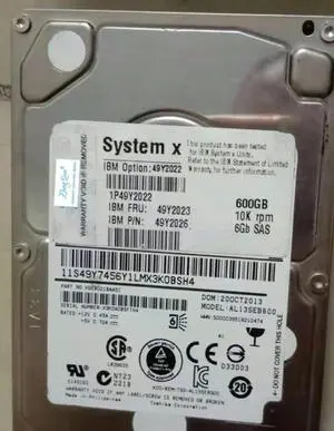 (NOT FOR HOME PC!) for 49Y2022 49Y2023 49Y2026 600G 10K 2.5 Hard Drive