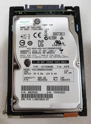(NOT FOR HOME PC!) for 005050282 005050344 005050211 600G 10K 2.5 inch Hard Drive