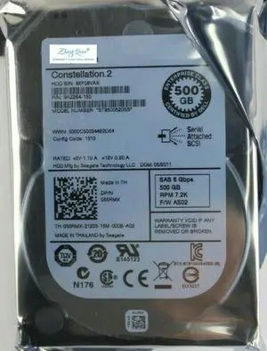 (NOT FOR HOME PC!) for ST9500620SS 500G 7200 2.5 inch Enterprise 055RMX Hard Drive