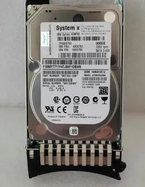 (NOT FOR HOME PC!) for Server 500G 7.2K SATA 2.5 42D0753 42D0752 42D0756 Hard Drive