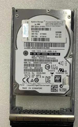 (NOT FOR HOME PC!) for 81Y9893 900G 10K 2.5 81Y9915 81Y9918 DS3500 Hard Drive
