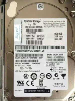 (NOT FOR HOME PC!) for 00W1240 900G 10K 2.5 DS3524 00W1239 00W1236 Hard Drive