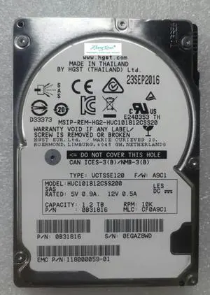 (NOT FOR HOME PC!) for 1.2T 2.5 inch 10K 12Gb HUC101812CSS200 9XNF6 Hard Drive