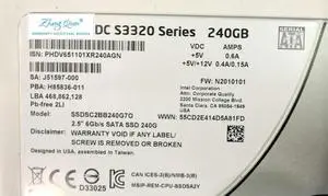 (NOT FOR HOME PC!) SSDSC2BB240G7 /SSDSC2BB480G7 for S3520 Series 240GB 480G 2.5 SATA III Enterprise SSD Hard Drive