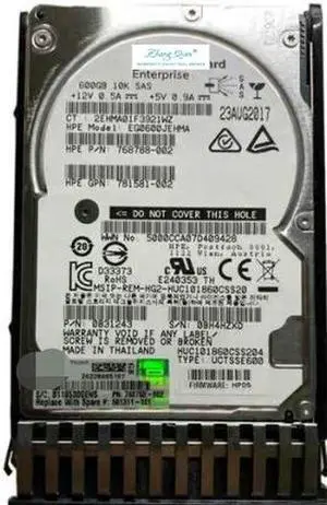 (NOT FOR HOME PC!) for 785412-001 300G 10K 12G 2.5 inch 785071-B21 Hard Drive