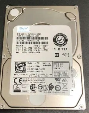 (NOT FOR HOME PC!) for AL14SEB18EQY 2TRM4 02TRM4 1.8TB 10K 12G 2.5 inch R630 R730 1.8T Hard Drive