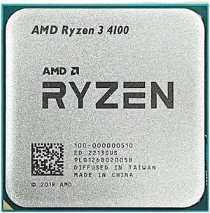 CPU A R 3 4100 CPU Processor N R3 4100 3.8 GHz 4-Core 8-Thread 100-000000510 65W Socket AM4