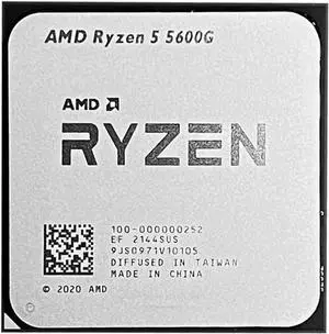 CPU A N R 5 5600G R5 5600G CPU Gaming Processor Socket AM4 3.9GHz Six-Core Twelve-Thread 65W DDR4 Desktop Accessories