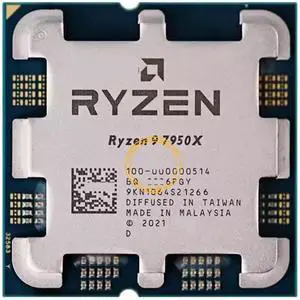 CPU R 9 7950X N R9 7950X 4.5 GHz 16-Core 32-Thread CPU Zen 4 Processor 5NM Radeon RDNA 2 L3=64M 100-000000514 Socket AM5