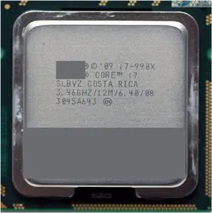CPU I7-990X I7 990X CPU Processor 3.46G /Six Core/LGA 1366 Scrattered Pieces I7 990X 130W Can Work
