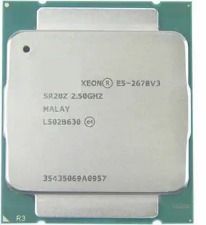 CPU Xeon Processor E5 2678 V3 CPU 2.5G Serve CPU LGA 2011-3 E5-2678 V3 2678V3 PC Desktop Processor CPU for X99 Motherboard