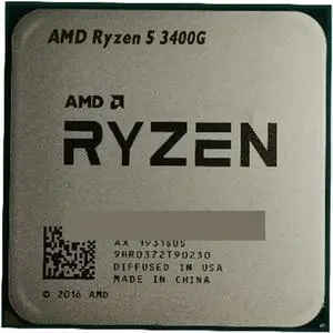 CPU A R 5 3400G R5 3400G 3.7 GHz Quad-Core Eight-Thread 65W CPU Processor YD3400C5M4MFH YD340GC5M4FI Socket AM4