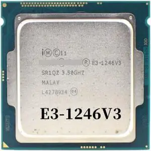 CPU E3-1246 V3 E3 1246v3 E3 1246 V3 3.5 GHz Quad-Core Eight-Thread 84W CPU Processor LGA 1150 CPU E3-1246 V3 E3 1246v3 E3 1246 V3 3.5 GHz Quad-Core Eight-Thread 84W CPU Processor LGA 1150