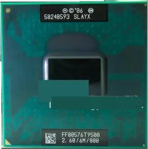 CPU CPU Laptop c 2 Duo T9500 CPU 6M Cache/2.6GHz/800/Dual-Core Socket 479Laptop Processor for GM45/PM45